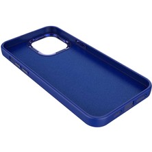 Zore Apple iPhone 13 Pro Max Kılıf Metal Çerçeve ve Buton Tasarımlı Silikon Luna Kapak-Lavendery Gray