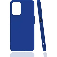Zore Oppo A54 4g Kılıf Biye Silikon-Mavi