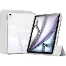 Zore ​​Apple iPad Air 11 2025 M3 Kılıf Magnetik Ayrılabilen Airbagli Sliding Tablet Kılıfı - Gri