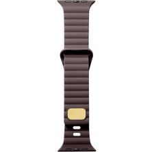 Zore Watch 44MM Uyumlu Krd-73 Uyumlu Kordon Zore - Kahverengi