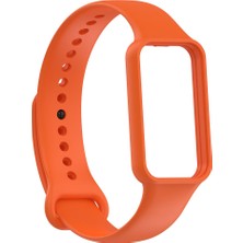 Zore Xiaomi Amazfit Band 7 Uyumlu Krd-87 Uyumlu Kordon Zore - Turuncu