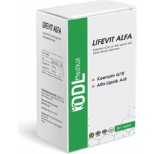 Lifevit Alfa 30 Tablet - Alfa Lipoik Asit Koenzim Q10 - 1 Şişe=30 Günlük Doz