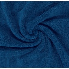 Koza Vitrin %100 Pamuk 12'li Mavi Yüz ve Fitness Havlu Seti-50X90 cm -Hassas Ciltler İçin Özel  