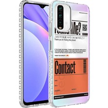 Zore Xiaomi Redmi Note 10 Kılıf Airbag Kenarlı Renkli Desenli Silikon Elegans Kapak-No6