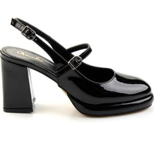 Bambi Siyah  Kadın Klasik Topuklu Ayakkabı K01231443808