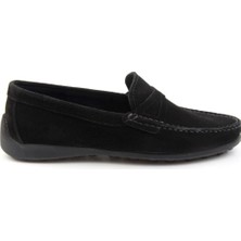 Bambi Siyah Leather Erkek Loafer Ayakkabı E01557255502