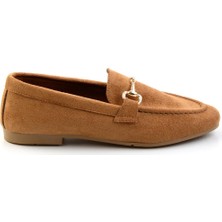 Bambi Taba  Kadın Loafer Ayakkabı K01503727202