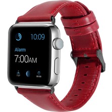 ​​​watch 42MM Uyumlu Luxury Leather Deri Kordon Zore - No8