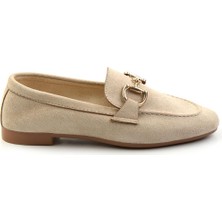 Bambi Bej  Kadın Loafer Ayakkabı K01688011002