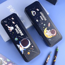 GXG Anime Çizgi Film Şifre Kilidi Plastik Su Geçirmez Astronot Astronot Ilkokul Kalem Kutusu (Yurt Dışından)