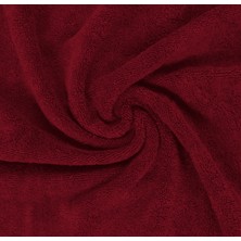 Koza Vitrin %100 Pamuk 12'li Kırmızı Yüz ve Fitness Havlu Seti-50X90 cm -Hassas Ciltler İçin Özel