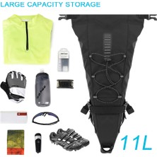 Xixi Shop Xixishop Bisiklet Eyer Çantası Suya Dayanıklı Büyük Kapasiteli Arka Çanta (Yurt Dışından)
