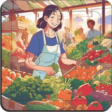 Eğitici & Öğretici Meslekler Serisi 4 Parça 4 Adet Ahşap Puzzle Yapboz Seti