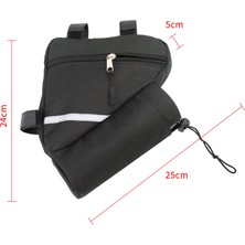 Xixi Shop Xixishop Çerçeve Bisiklet Çantası Açık Bisiklet Için Ön Tüp Üçlü Kese Çantası (Yurt Dışından)