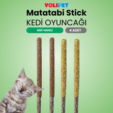 Kedilerin Bayıldığı Naneli ve Gall Meyveli Matatabi Stick 4'lü