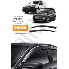 Peugeot Partner 2009-2018 Arası Kromlu Cam Rüzgarlığı 2'li A+ Plus