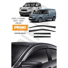 Opel Combo 2012-2018 Arası Kromlu Cam Rüzgarlığı 4'lü A+ Plus