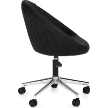 Istiridye Ofis/çalışma Sandalyesi (Baby Face Kumaş)Krom Metal Ayaklı