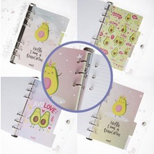 Vuki Mekanizmalı Simli ve Sulu Kapaklı Desenli Defter