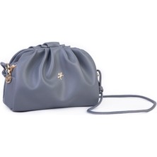 Nas Bag Mini Shopper Kadın Çapraz Çanta Gri Uludag