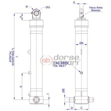 Damper Pistonu 175-5-5550 C Hidromas