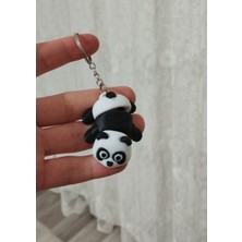 Toptan 3D - Sevimli Panda - 3D Hareketli Anahtarlık - Sevimli Hayvan Modelleri