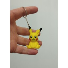 Toptan 3D - Sevimli Pikachu - 3D Hareketli Anahtarlık - Sevimli Hayvan Modelleri