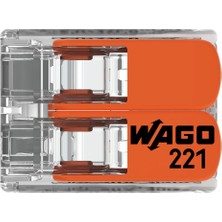 Wago 221-412 2'li Çok Amaçlı Buat Klemensi (10 Adet)