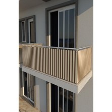 MARKAHİL Balkon Demiri Perdesi Korkuluk Perdesi Her Ölçüde En x Boy Özel Dikim