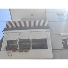 Balkon Demiri Perdesi Korkuluk Perdesi Her Ölçüde En x Boy Özel Dikim