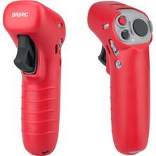 Luminnaly Djı Hareket Denetleyicisi Için 2 In 1 Silikon Kapak Boyun Askısı Djı Fpv Için Koruyucu Kılıf Anti-Kayıp Kordon, Kırmızı (Yurt Dışından)