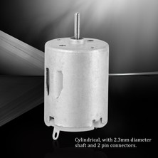 Luminnaly 8000RPM 9V 68MA Yüksek Torklu Manyetik Silindirik Mini Dc Motor Gümüş (Yurt Dışından)