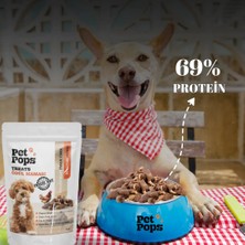 Pet Pops Köpekler İçin Takviye & Ödül Maması - Tavuk Yürek /  Doğal / Freeze Dry