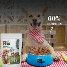 Pet Pops Köpekler İçin Takviye & Ödül Maması - Dana Ciğer /  Doğal / Freeze Dry