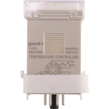 Luminnaly 1 Adet E5C4 Kılavuz Rayı Tipi Sıcaklık Kontrol Cihazı 220V 0~399°C Dijital Ekran Işaretçi Kontrol Anahtarı(A) (Yurt Dışından)