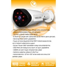 Elitcam 1 Uzay Kamera Bullet Dış Mekan Full HD Gece Görüşlü Irled Kameralı AHD Güvenlik Kamerası