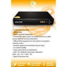 Elitcam 4 Kameralı Kare 4 Dış Kamera Set 320 GB HDD Full HD Gece Görüşlü Güvenlik Kamerası Sistemi