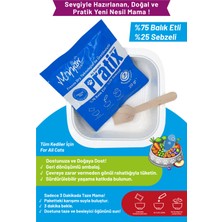 Miyyaw Pratix Aç Karıştır Yeni Nesil Balık&sebze Freeze Dry  Doğal Katkısız Tabaklı Öğün Kedi Maması 3x