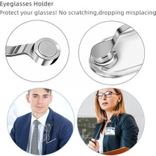RelicRealm Manyetik Gözlük Tutucu, 4'lü Paket Mıknatıslı Pin, Giysi Gömlek Için Pinler (Yurt Dışından)
