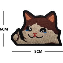 Kedi Nakış Yaması Harikasın Rozeti Teşvik Et A (Yurt Dışından)