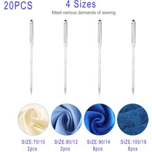 RelicRealm Dikiş Makinesi Iğneleri Jeans Universal Normal Nokta Dikiş Iğneleri (Yurt Dışından)