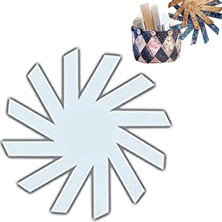 Dikiş Için Sepet Şablonları Dokuma Saklama Sepeti Şablonu 20CM (Yurt Dışından)