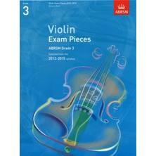 Violin Exam Pieces 2012-2015 Grade 3