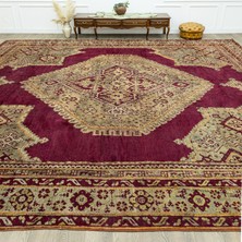 Eftal El Dokuma Antika Saray Halı 447 x 544  cm