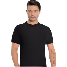 Erkek Modal Sıfır Yaka Kısa Kol T-Shirt 6'lı Paket