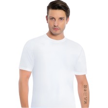 Erkek Modal Sıfır Yaka Kısa Kol T-Shirt 6'lı Paket