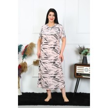 AkbenizAkbeniz Kadın Büyük Beden Kısa Kol Krem Anne Gecelik 1371HBCV00008E1AZU