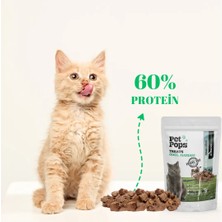 Pet Pops Kediler İçin Takviye ve Ödül Maması - Dana Ciğer /  Doğal / Freeze Dry