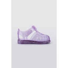 Igor Tobby Gloss Glitter Kız Çocuk Lila Simli Sandalet S10308-212