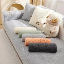 Teddy Kıvırck Peluş Üç Kişilik Koltuk Örtüsü Oturma Alanı Sadece ( 1ADET ) Ölçüm  75 x 190 cm